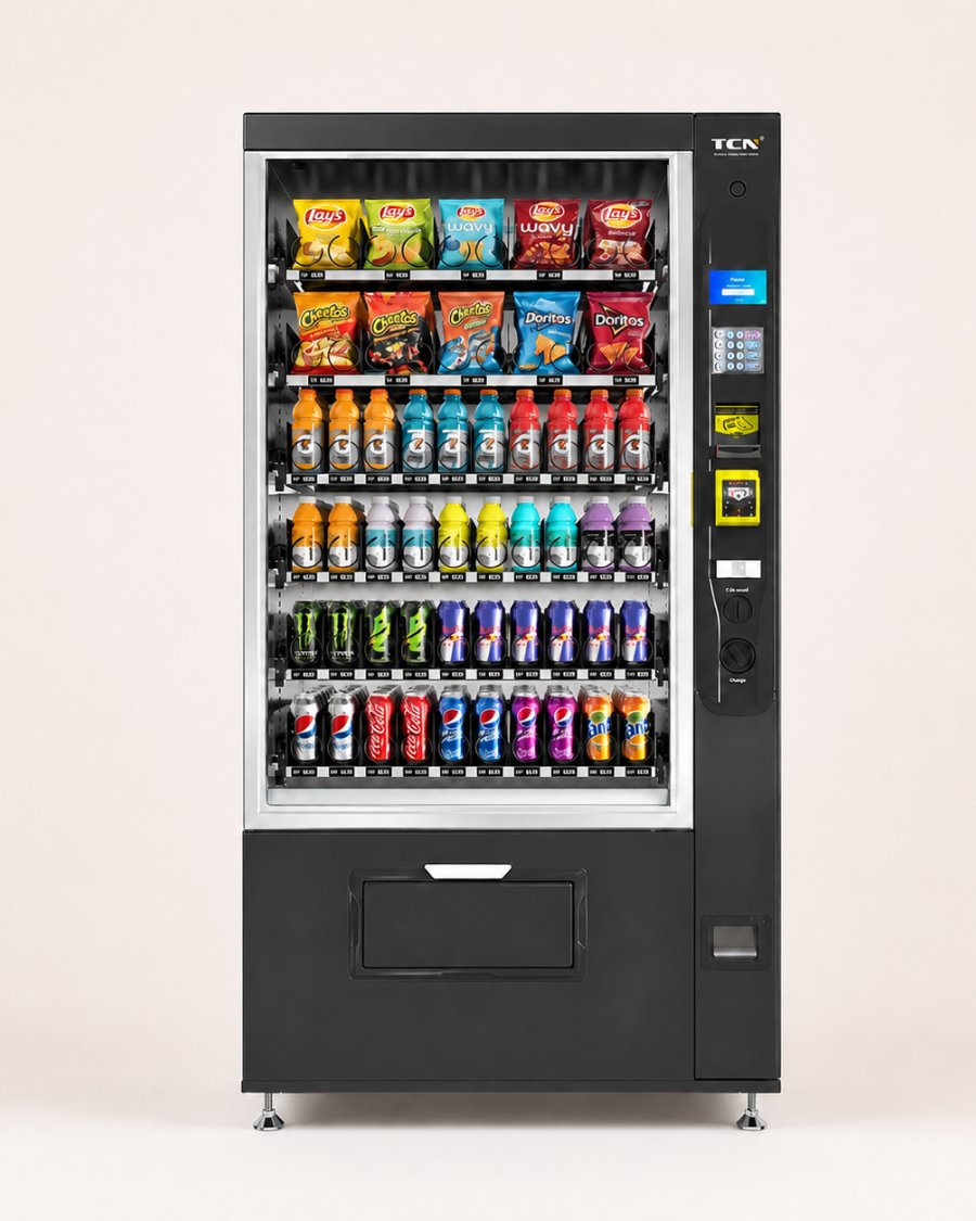 Máquina expendedora TCN-CSC-10G H5, bebidas frías