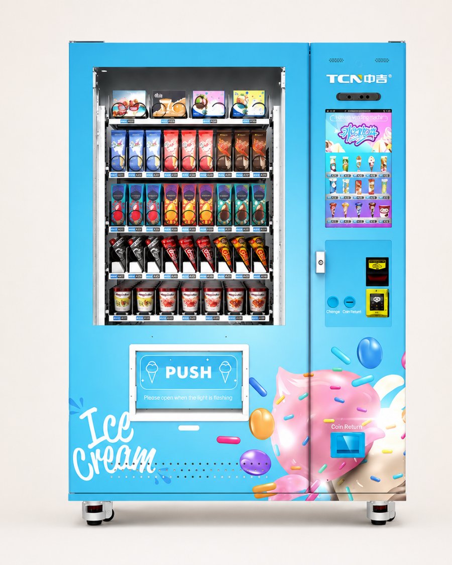 Máquina expendedora TCN-FEL-9C, helados y congelados